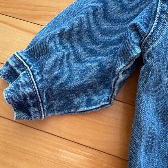 Vintage OshKosh B'gosh Kids Baby Denim Jean Jacket Blue 90s 18 months - Picture 6 of 11